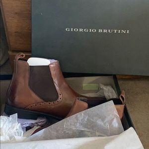 Georgio Brutini Men’s Tan Foster Boots Size 14